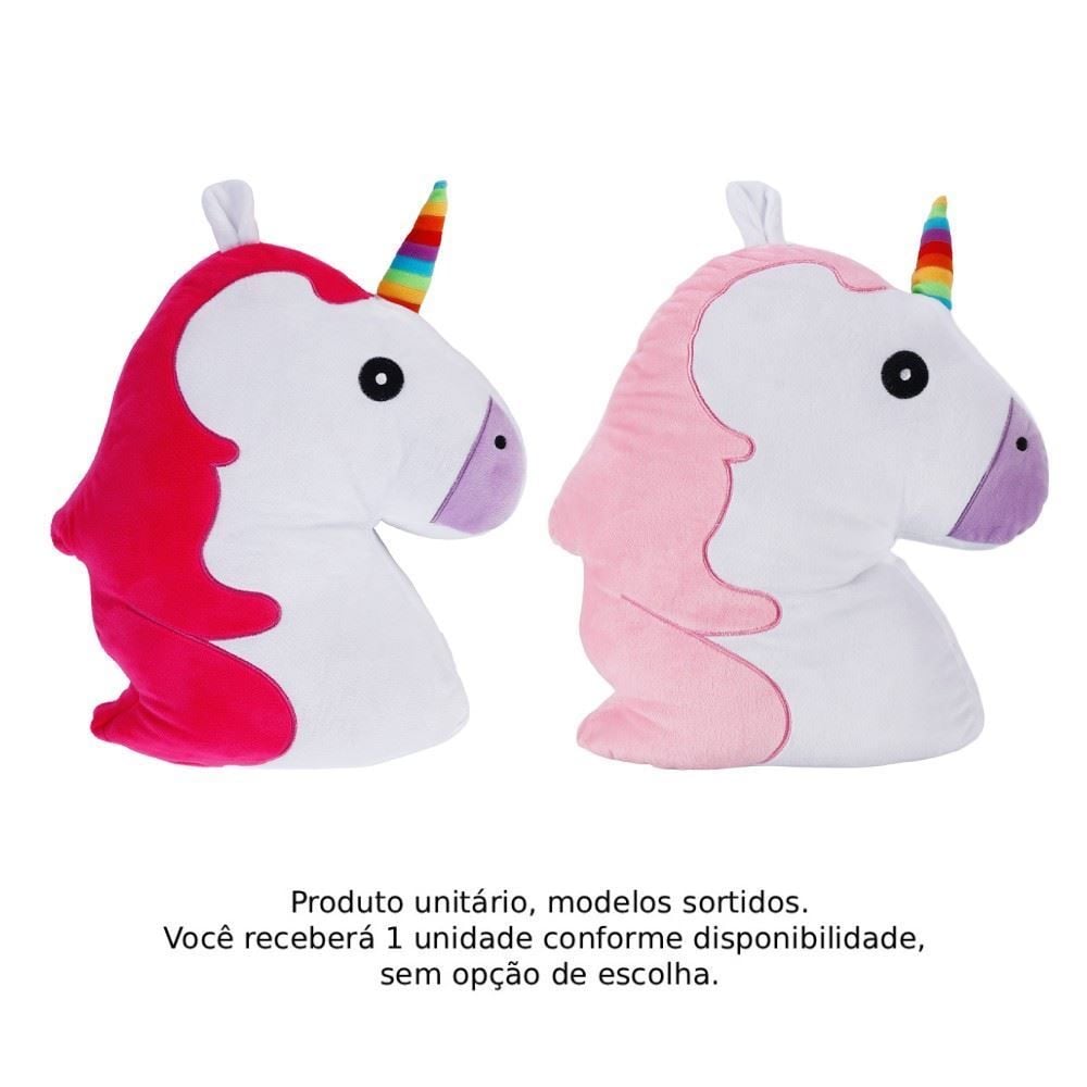 Pelúcia Unicórnio Colorido Bbr Toys - Sortido