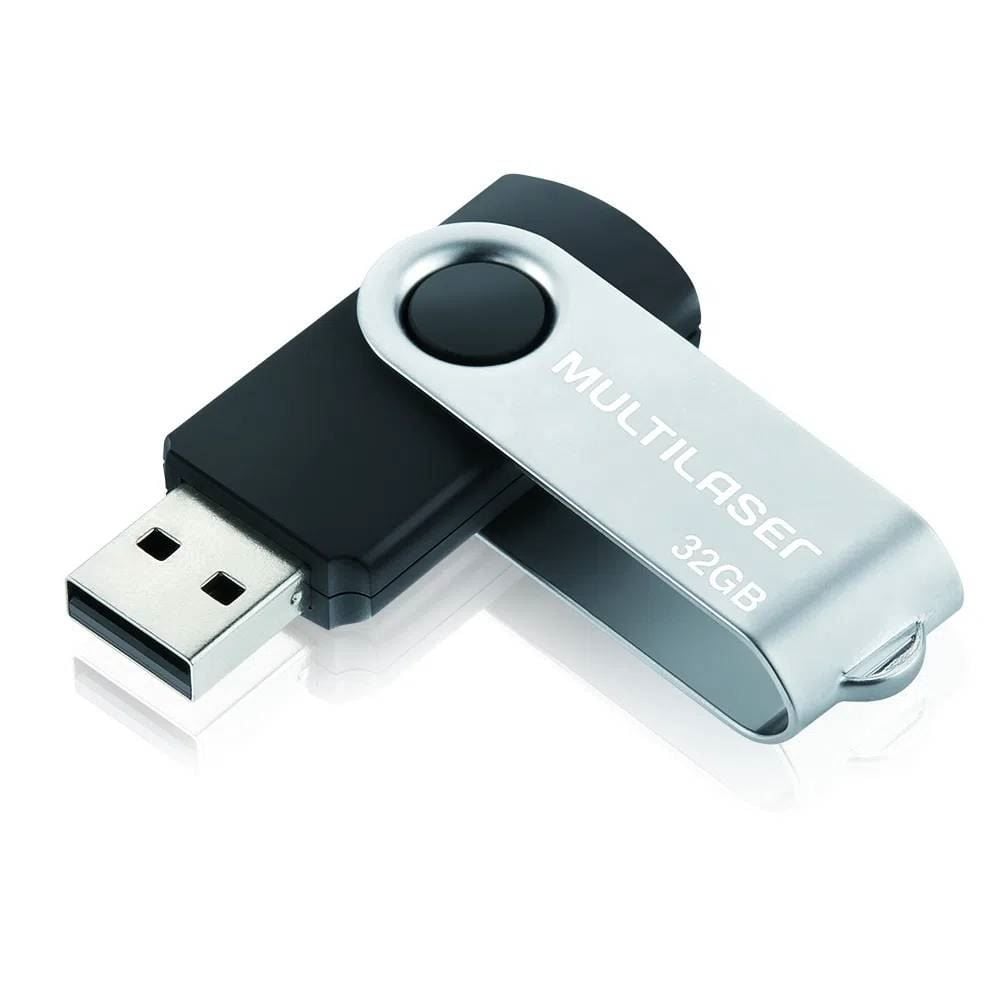 Pen Drive Multilaser Twist 32Gb Pd589 - Preto