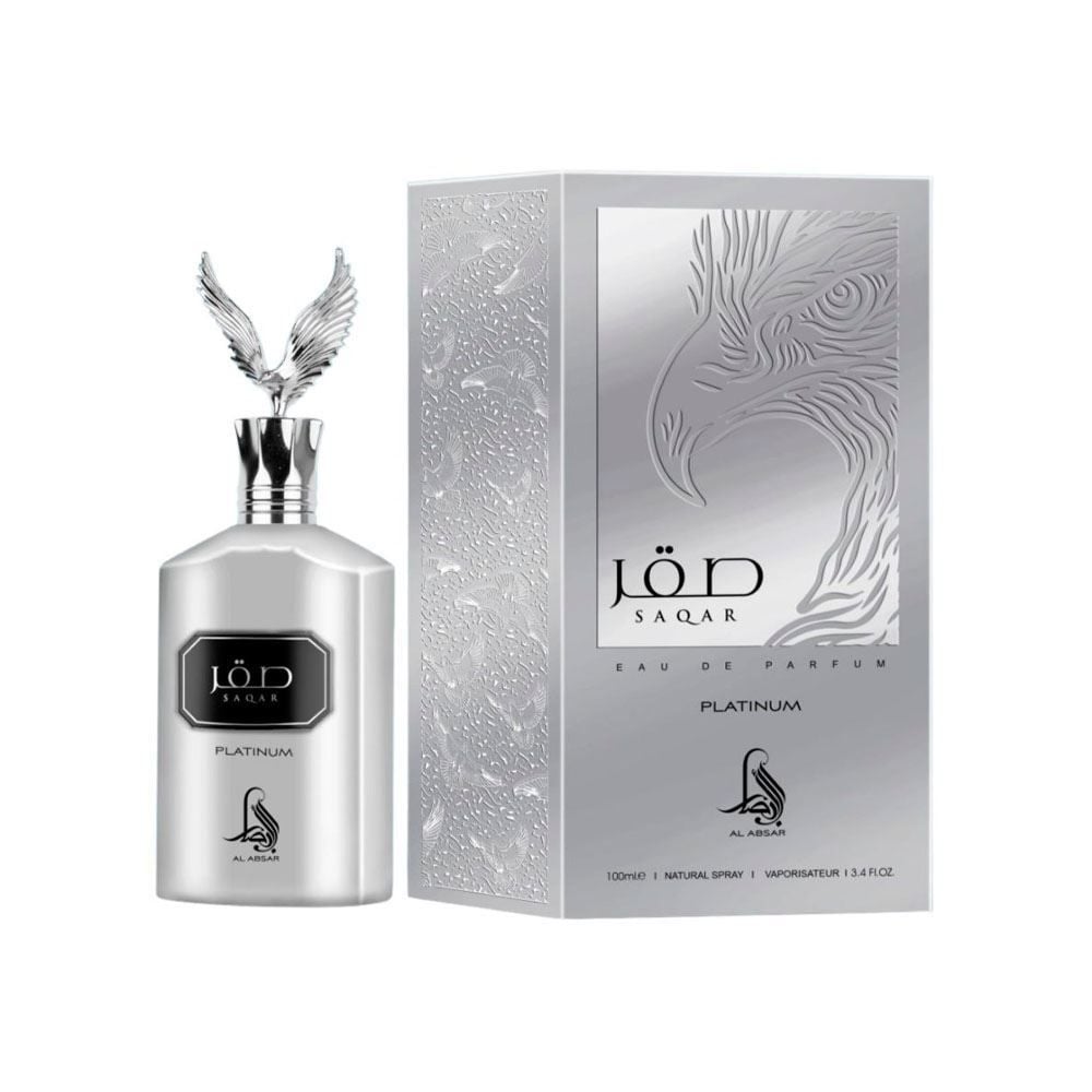 Perfume Árabe Saqar Platinum Al Absar - 100ml