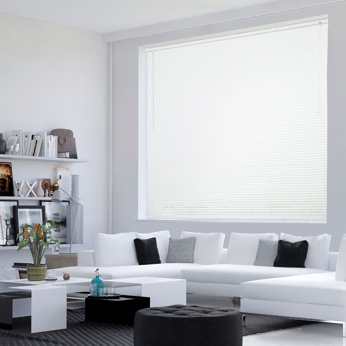 Persiana 1,60x1,30m para Quarto e Sala Evolux - Branco