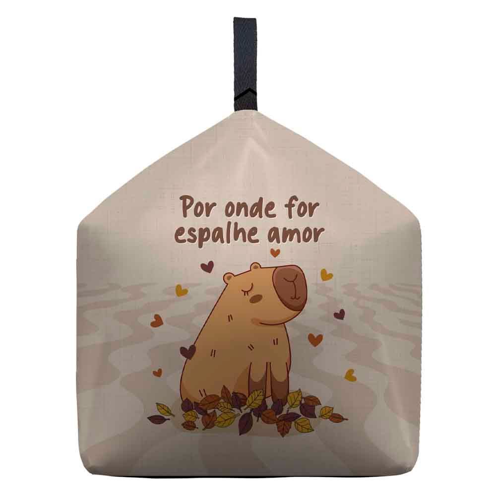 Peso De Porta Decorativo Havan Casa - CAPIVARA AMOR