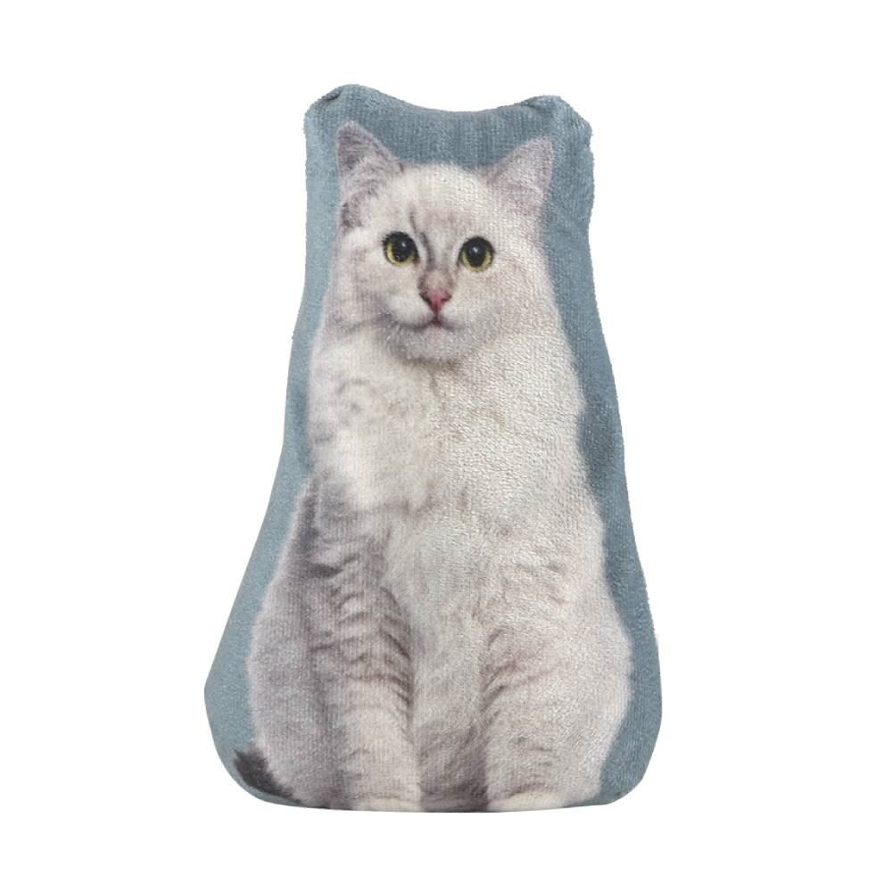 Peso De Porta Decorativo Pet Havan Casa - Gato Branco