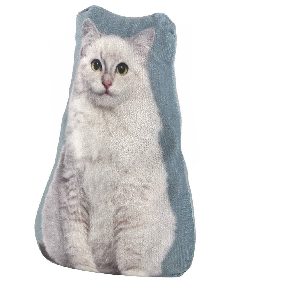 Peso De Porta Decorativo Pet Havan Casa - Gato Branco