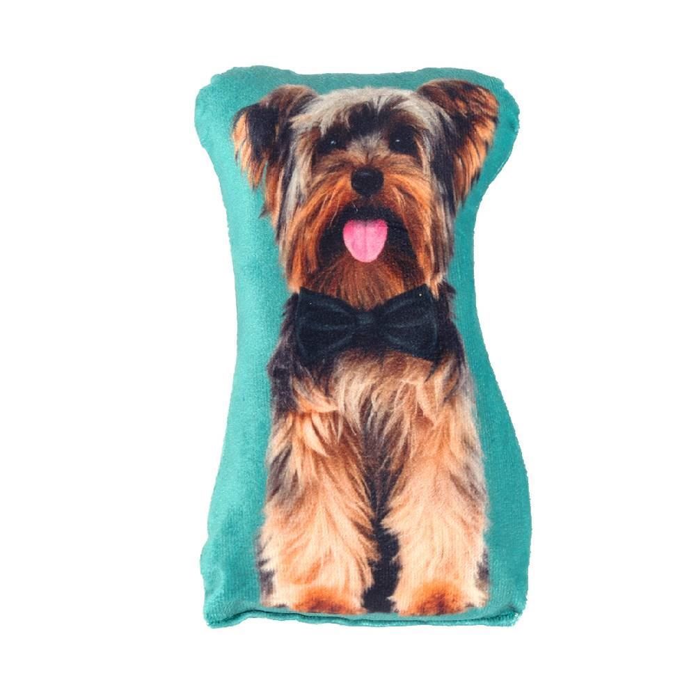 Peso De Porta Decorativo Pet Havan Casa - Yorkie Verde