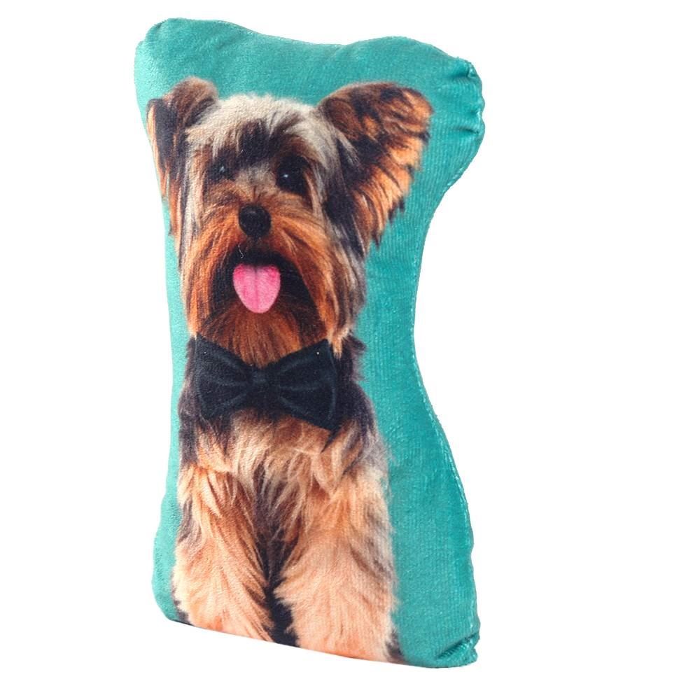 Peso De Porta Decorativo Pet Havan Casa - Yorkie Verde