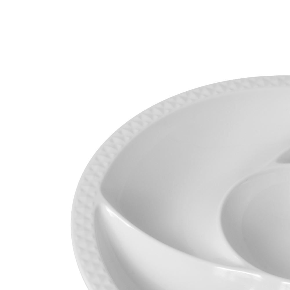 Petisqueira com Divisórias Melamina Diamond Havan Casa - 23,8Cm