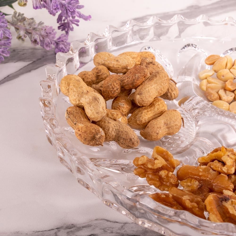 Petisqueira Cristal Sunflower 23Cm Lyor - Transparente