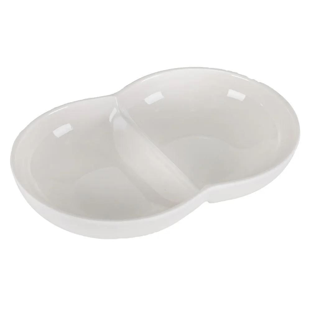 Petisqueira Duas Divisões Havan Casa 22,3 cm - Branco