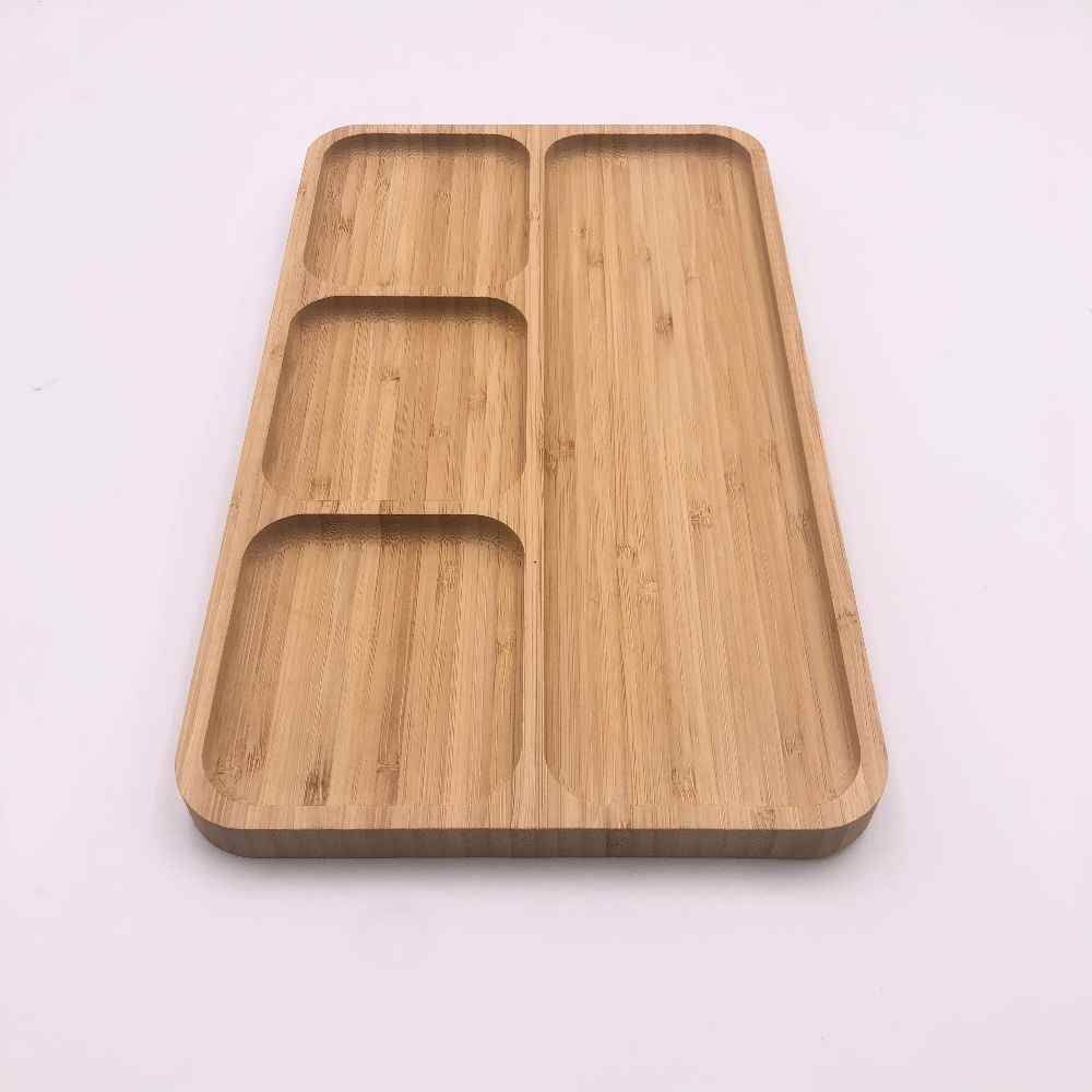 Petisqueira Havan Casa 4 Divisões 33Cm - Bambu