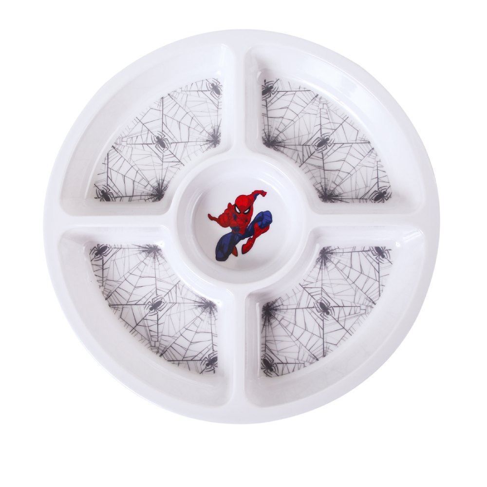 Petisqueira Melamina Personagens Disney 29Cm - Homem Aranha