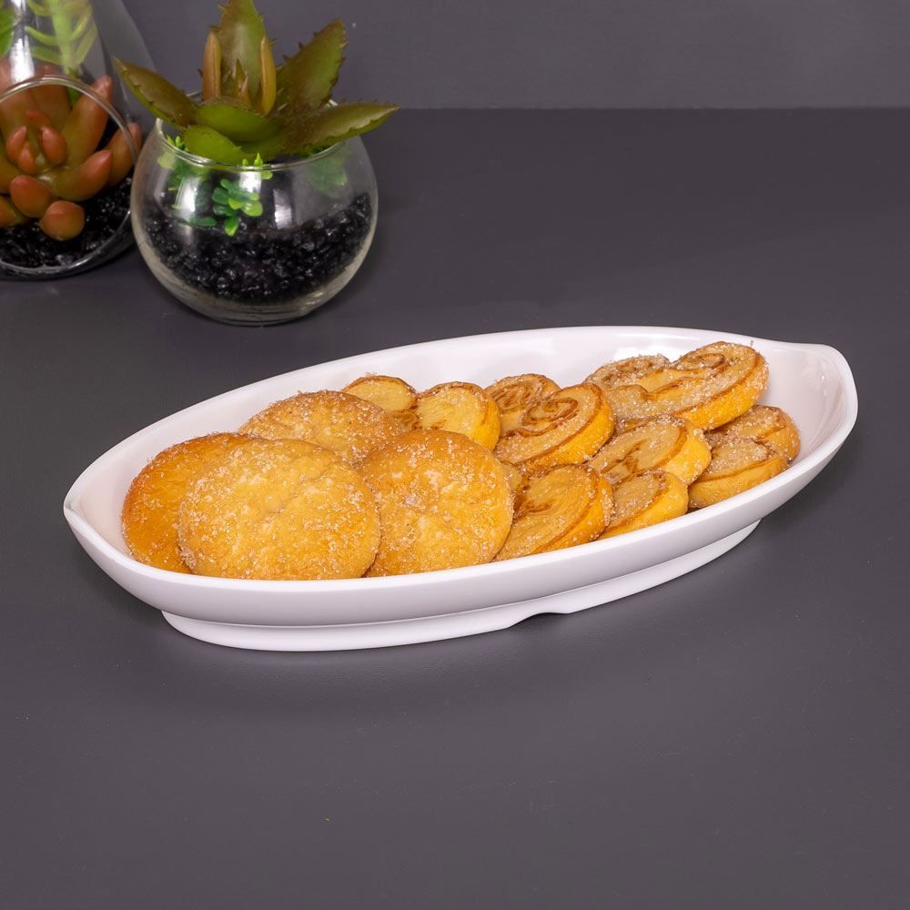 Petisqueira Oval Napoli Solecasa - Branco