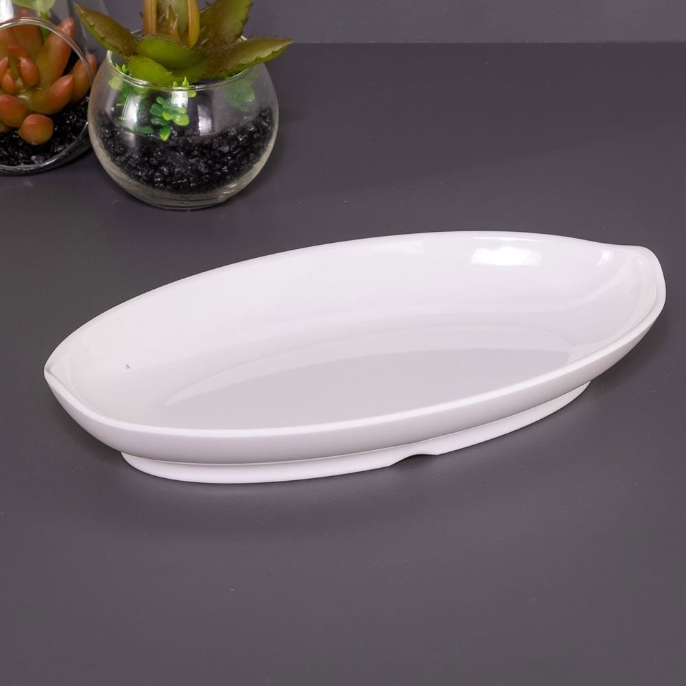 Petisqueira Oval Napoli Solecasa - Branco