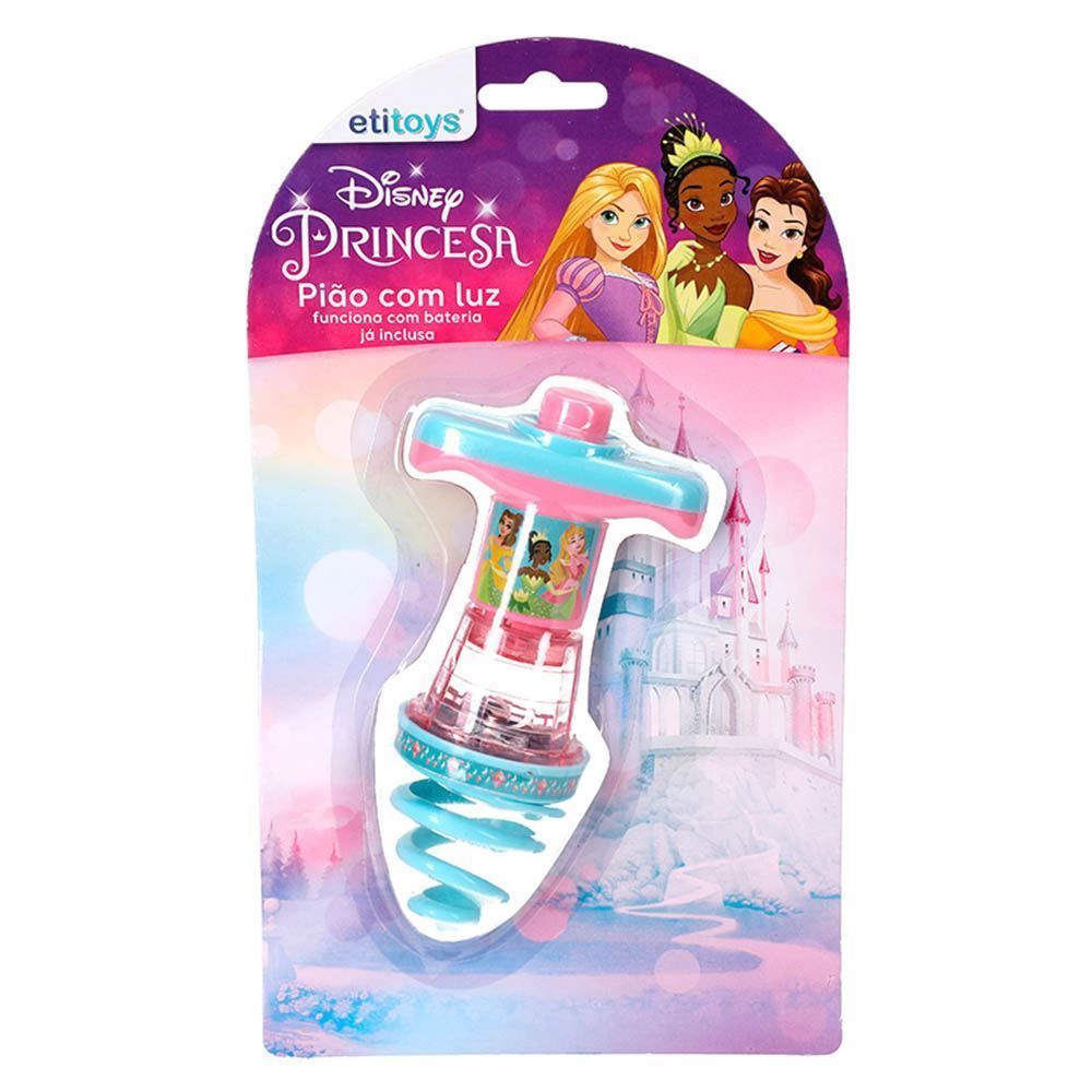Pião Com Luz Princesas 13,5Cm Etitoys - YD-502