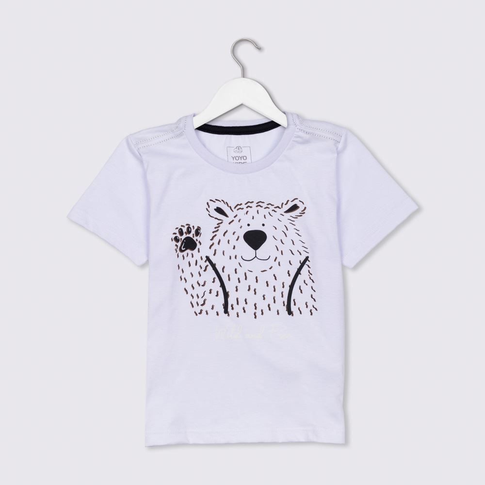 Pijama 1 A 3 Anos Estampa Urso Yoyo Kids