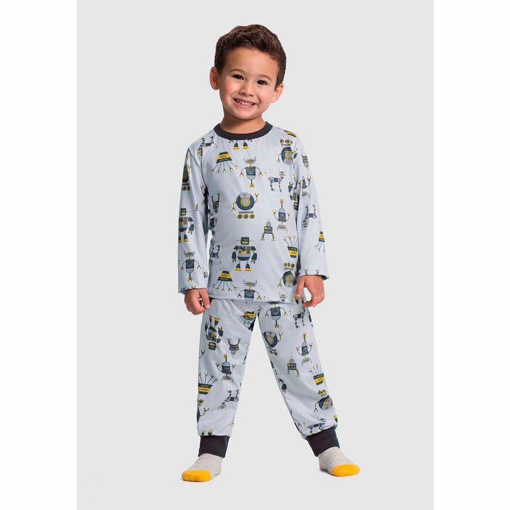 Pijama 1 a 3 Anos Malha Modelli Alakazoo