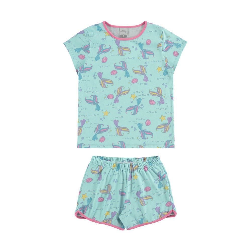 Pijama 1 A 3 Anos Manga Curta Estampa Divertida Alakazoo