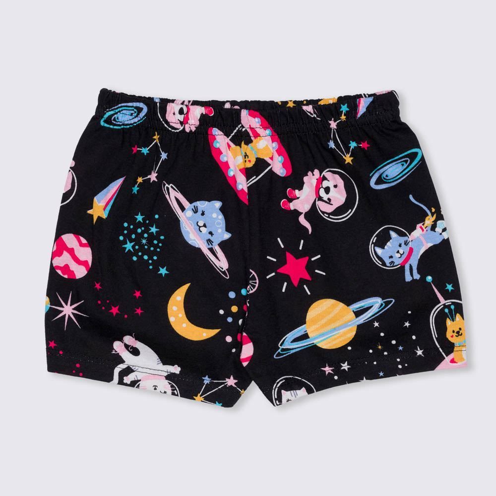 Pijama 1 a 3 anos Meia Malha Dog Espacial Alakazoo
