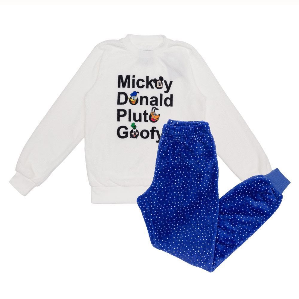 Pijama 12 a 16 Anos Fleece Friends Mickey Disney