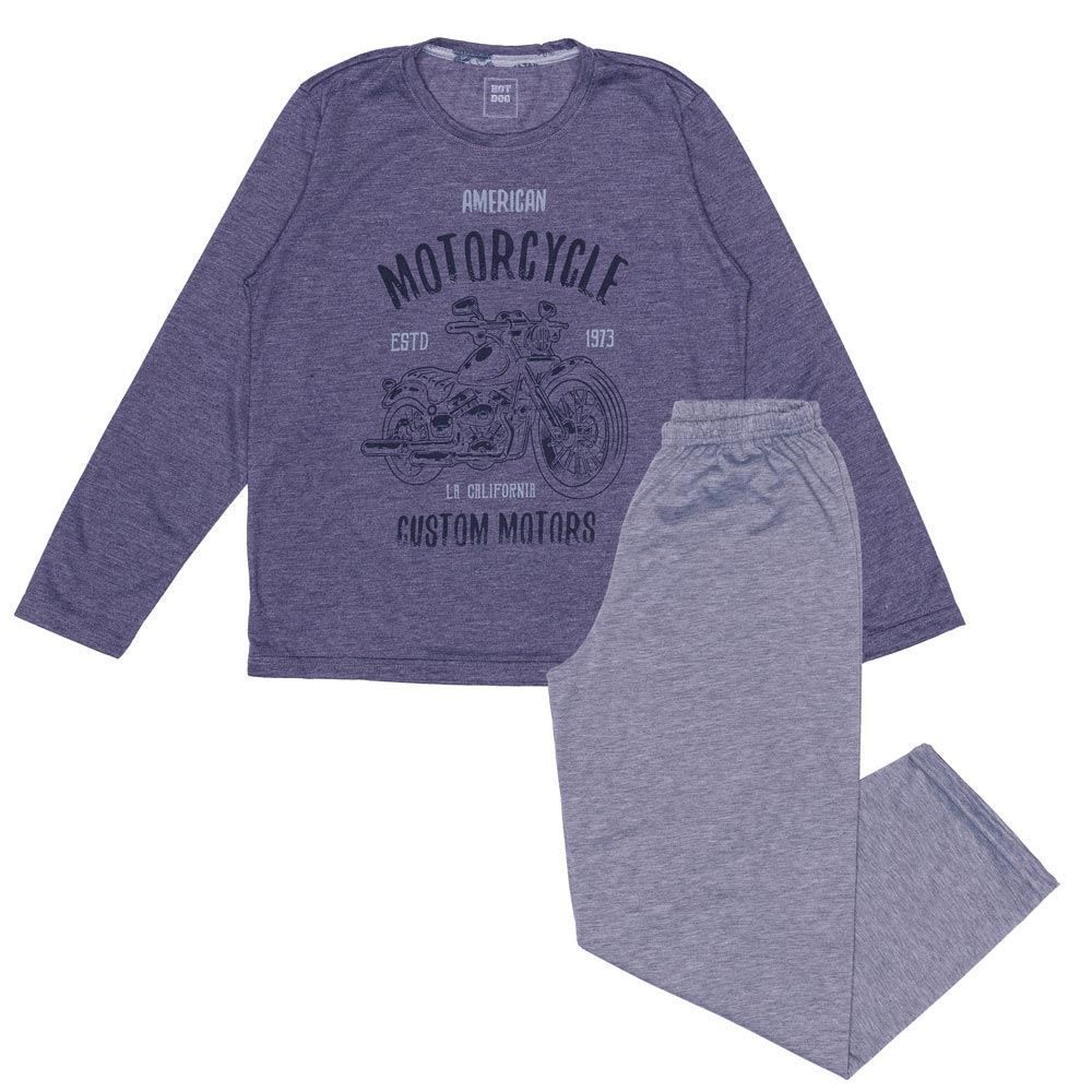 Pijama 12 a 16 anos Motorcycle Hot Dog