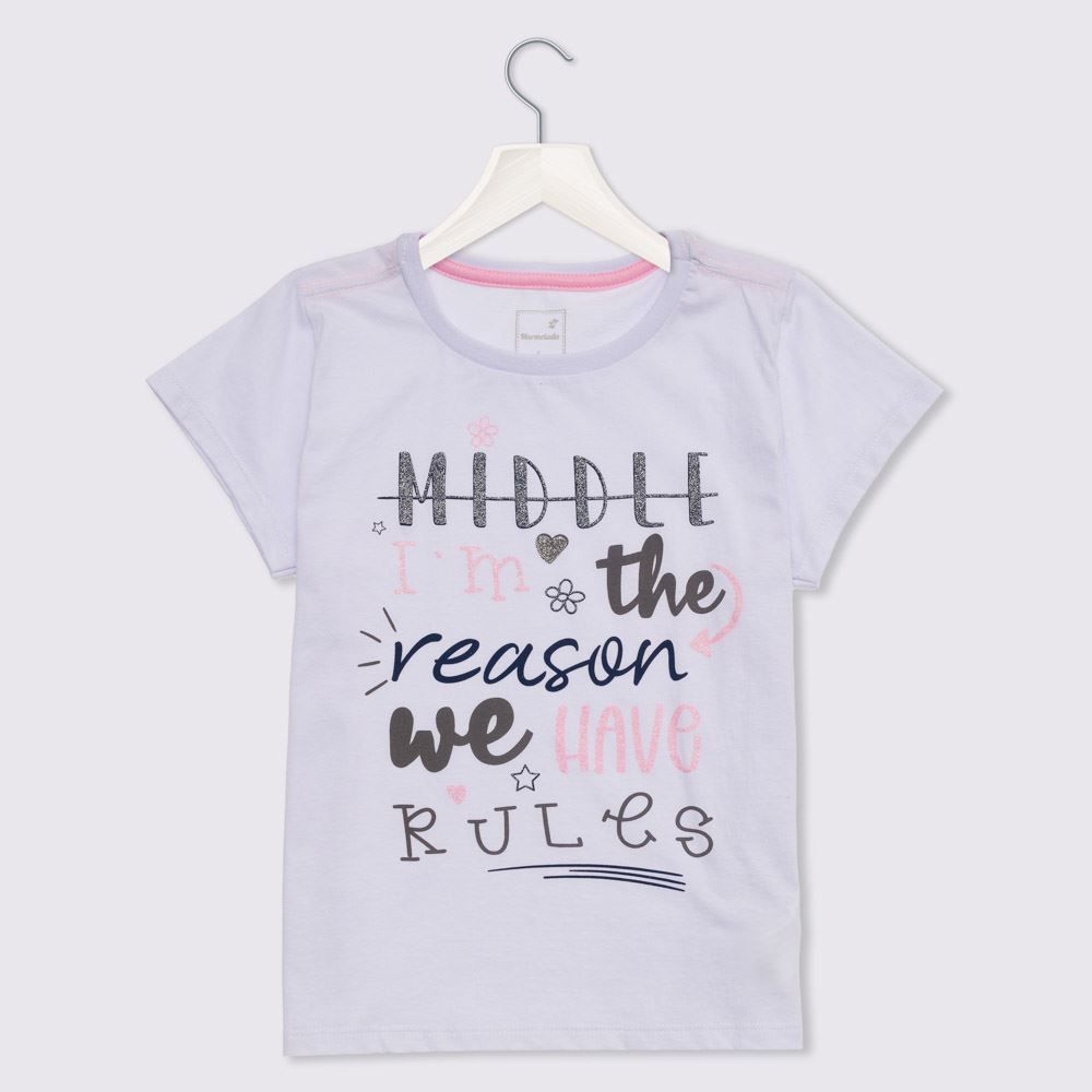 Pijama 4 A 10 Anos Estampa Middle Marmelada