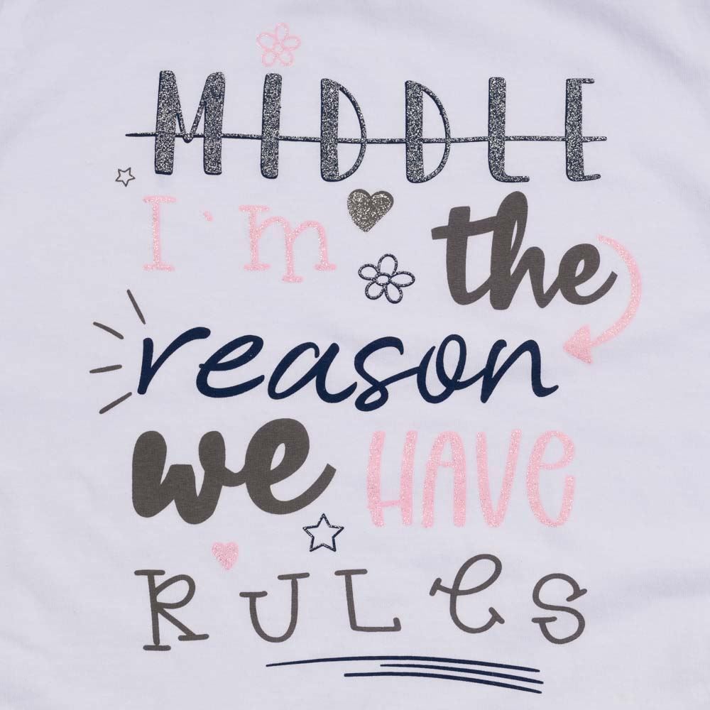 Pijama 4 A 10 Anos Estampa Middle Marmelada