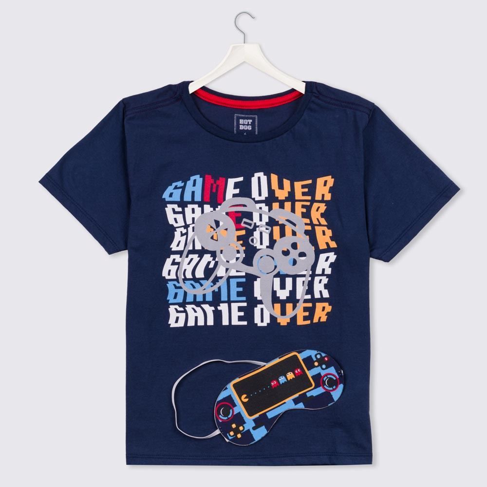 Pijama 4 A 10 Anos Game Over Hot Dog