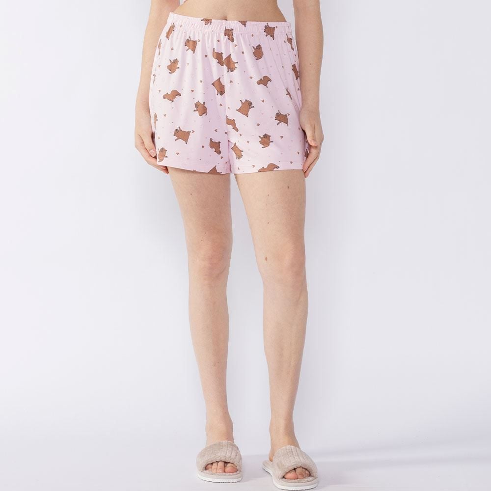 Pijama Capivara Feminino Curto Camila Moretti