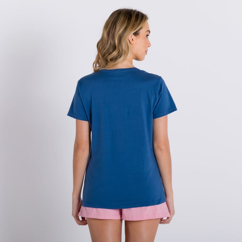 Pijama Cat In Love Com Bermuda Holla