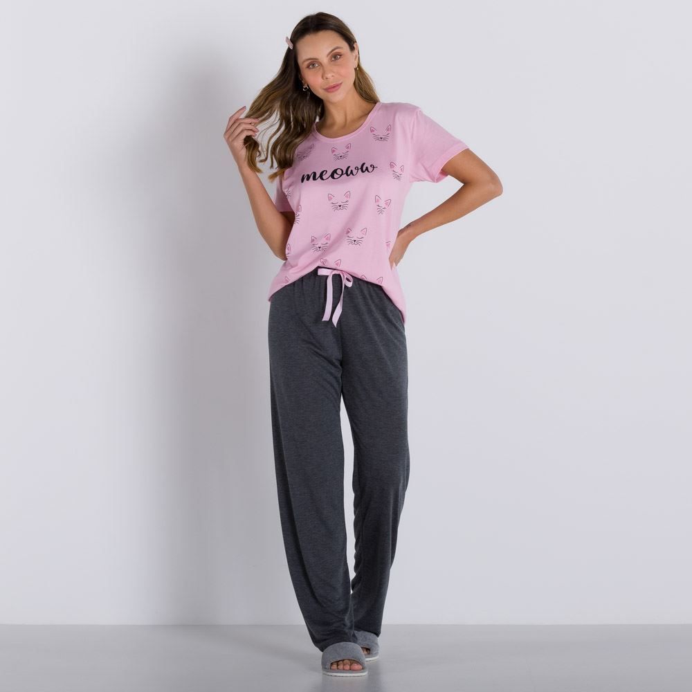 Pijama Cats Face Holla