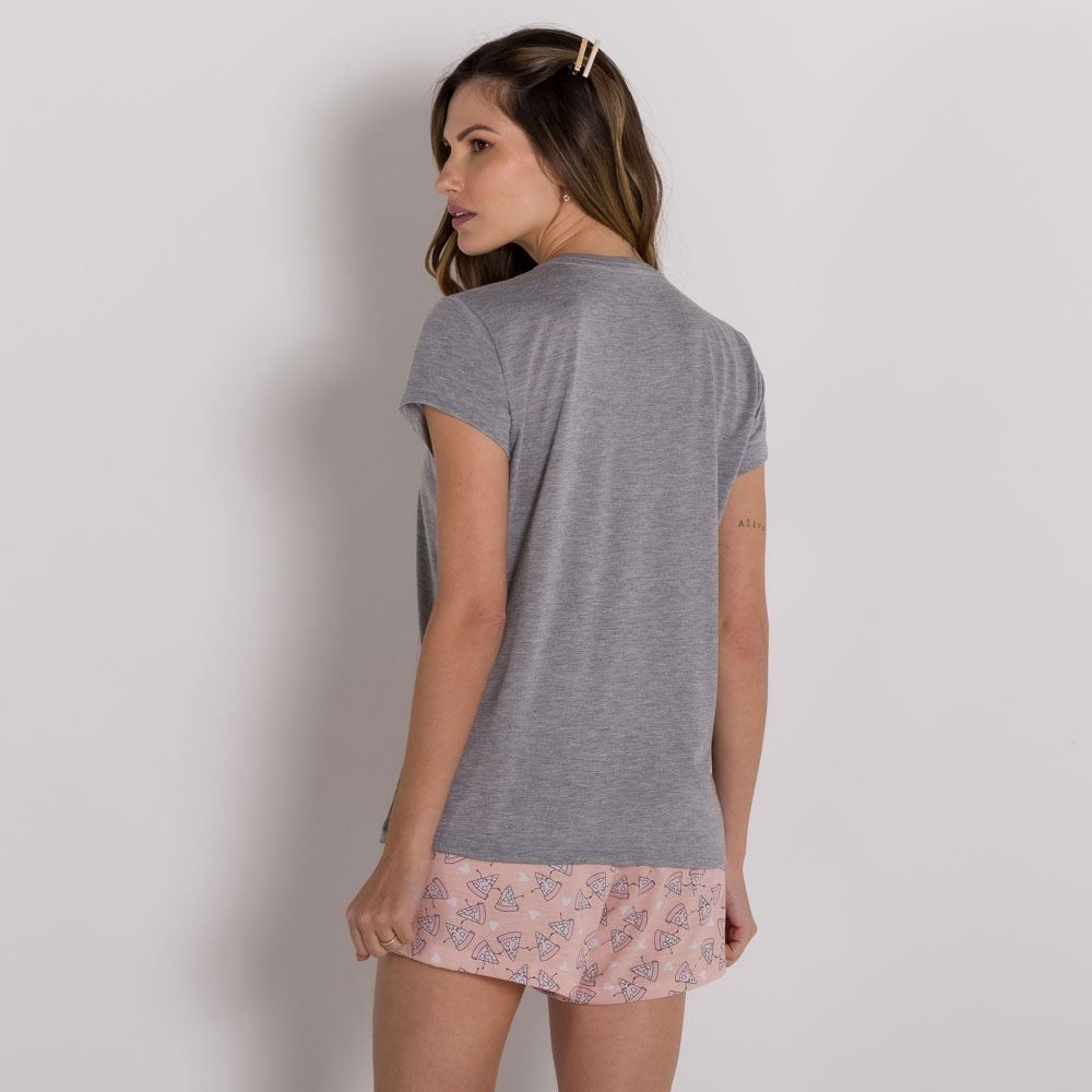 Pijama Com Estampa Pizzas Holla