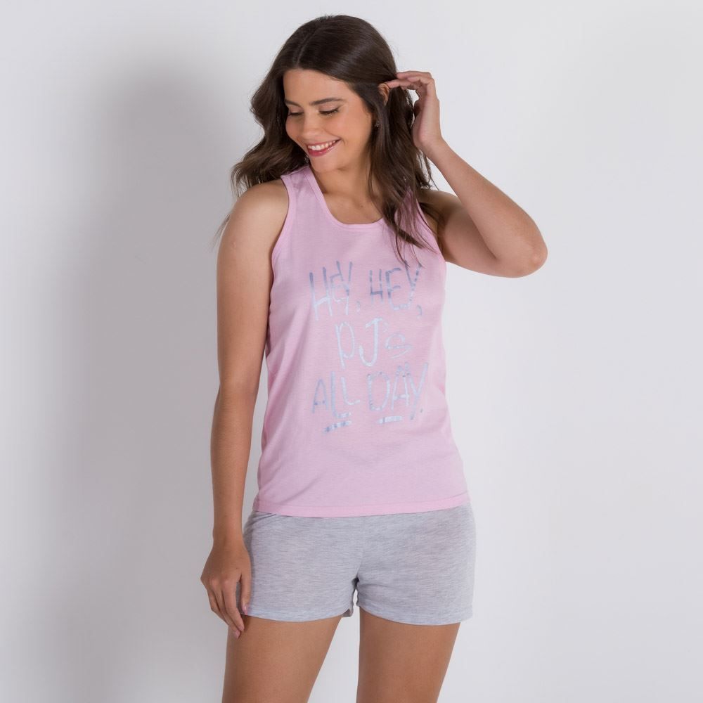 Pijama Curto All Day Holla