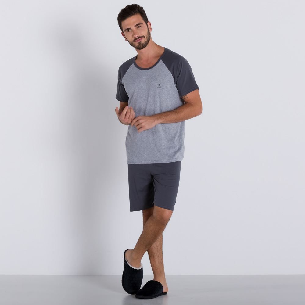 Pijama Curto Rock Marc Alain