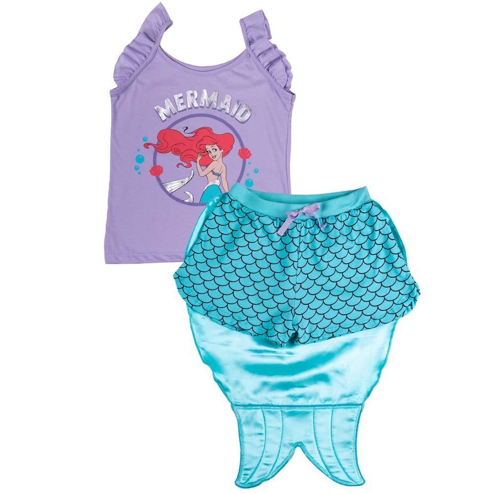 Pijama de 4 a 10 Anos Mermaid com Cauda Disney