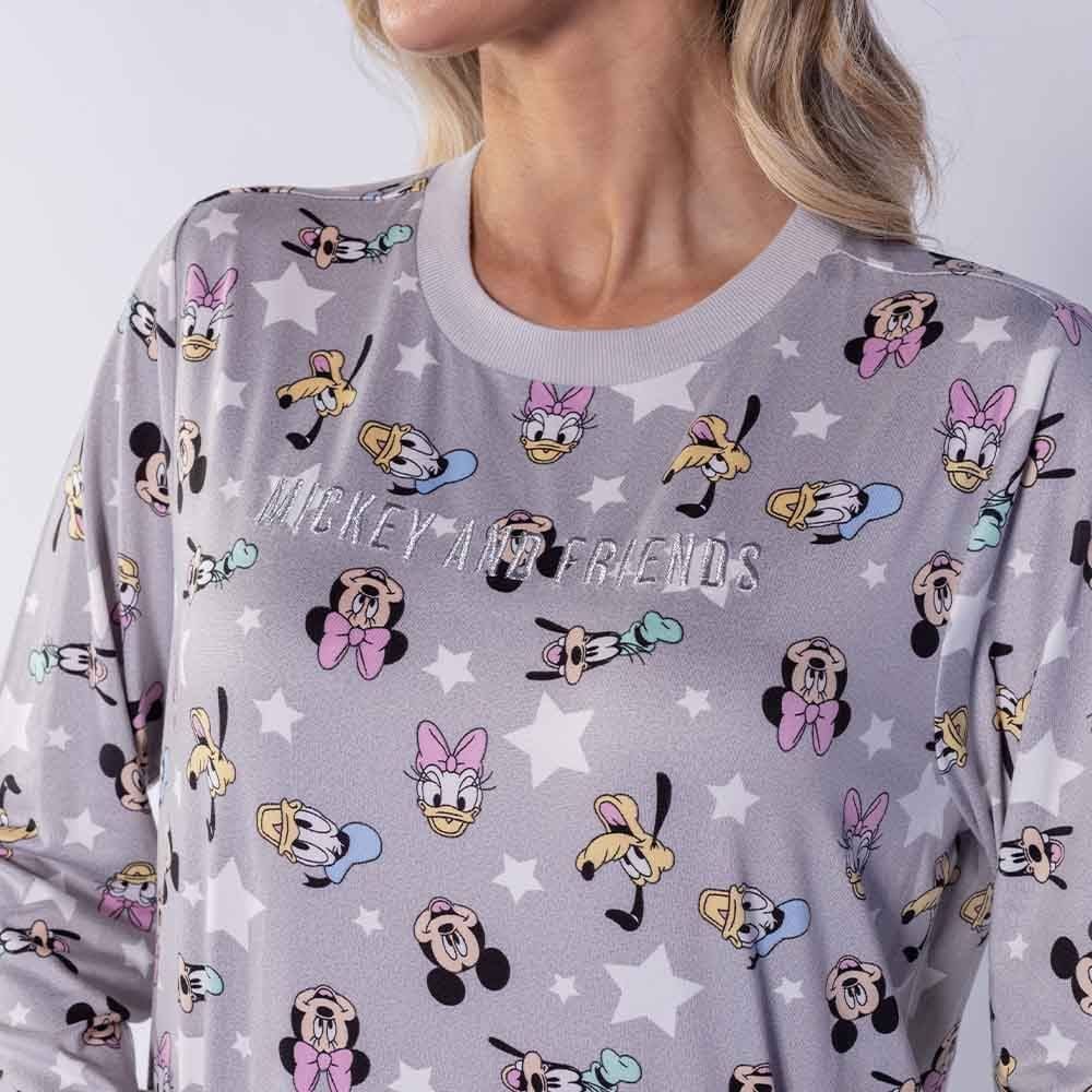 Pijama Feminino Longo Peletizado Disney
