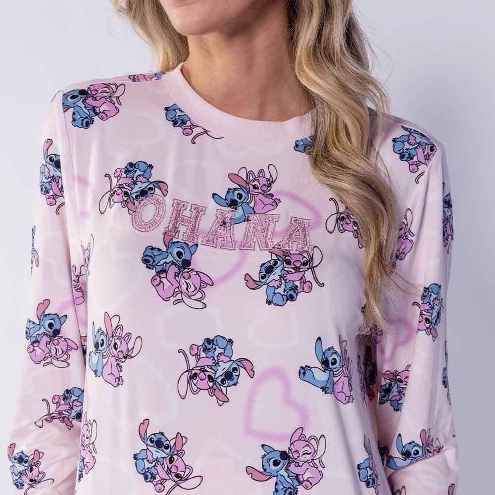 Pijama Feminino Longo Peletizado Disney