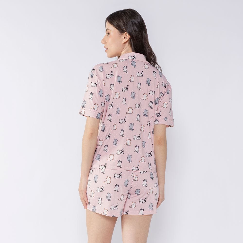 Pijama Feminino Americano Curto Holla