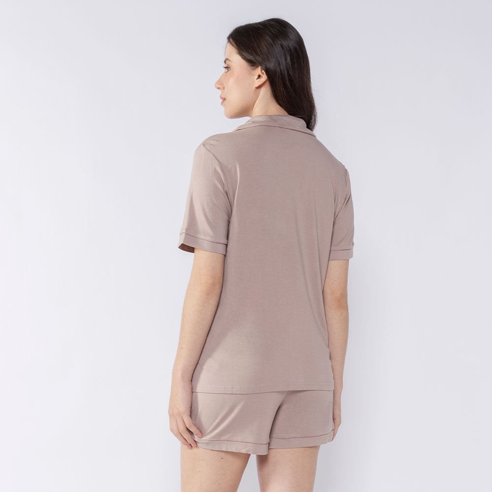 Pijama Feminino Americano De Viscose Camila Moretti