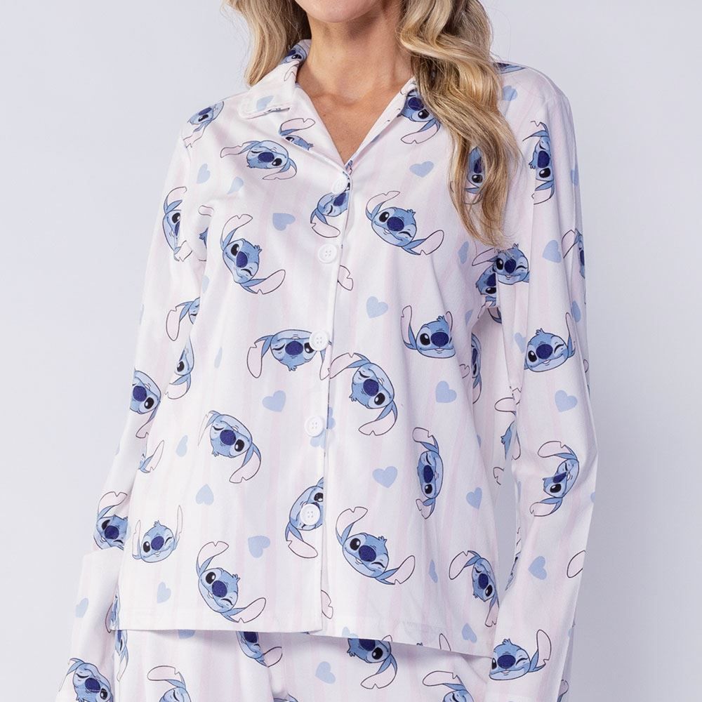 Pijama Feminino Americano Em Moletinho Disney