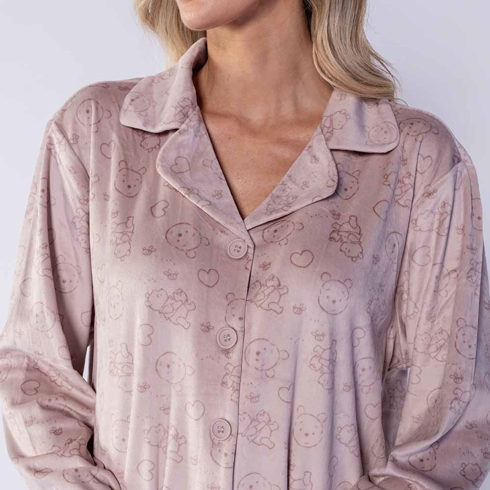 Pijama Feminino Americano Em Plush Disney