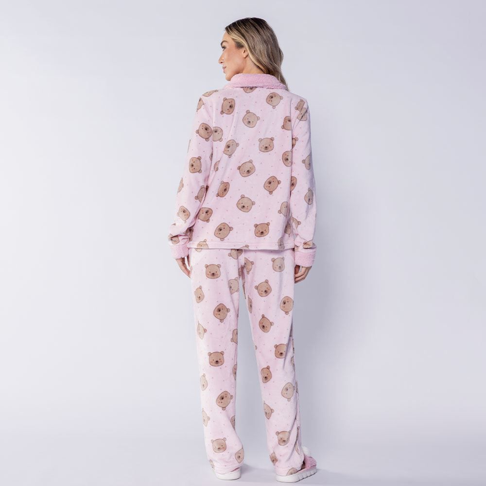 Pijama Feminino Americano Rainy Teddy Camila Moretti
