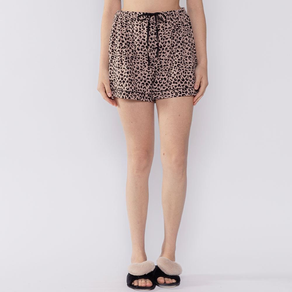 Pijama Feminino Curto Animal Print Camila Moretti