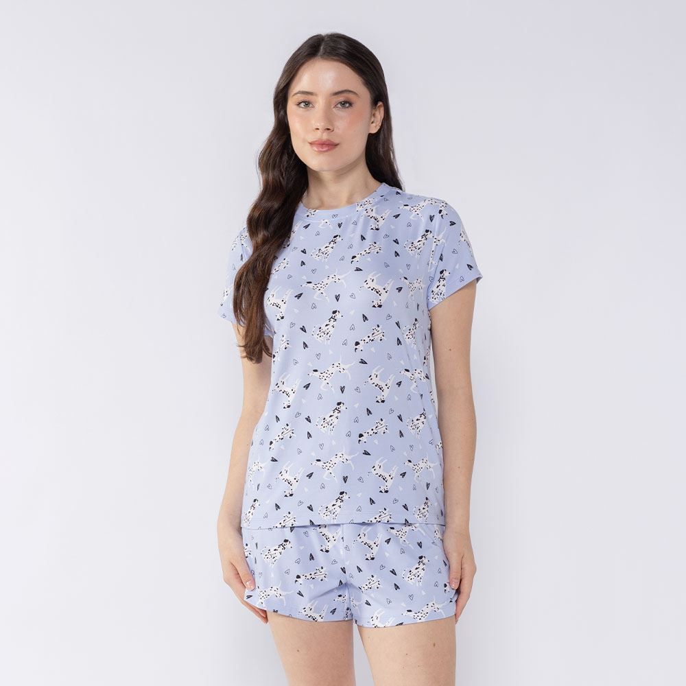 Pijama Feminino Curto Dálmata Camila Moretti