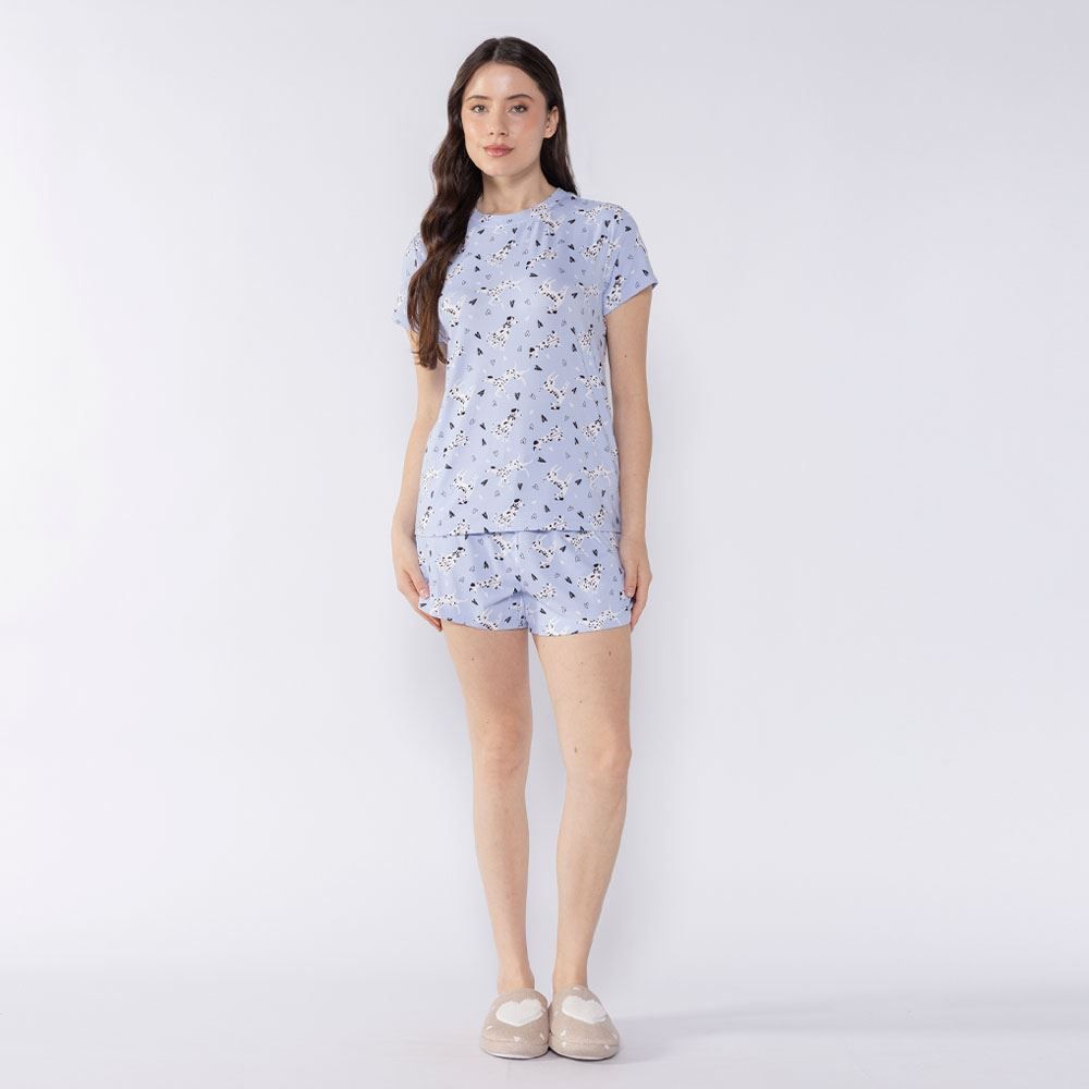 Pijama Feminino Curto Dálmata Camila Moretti