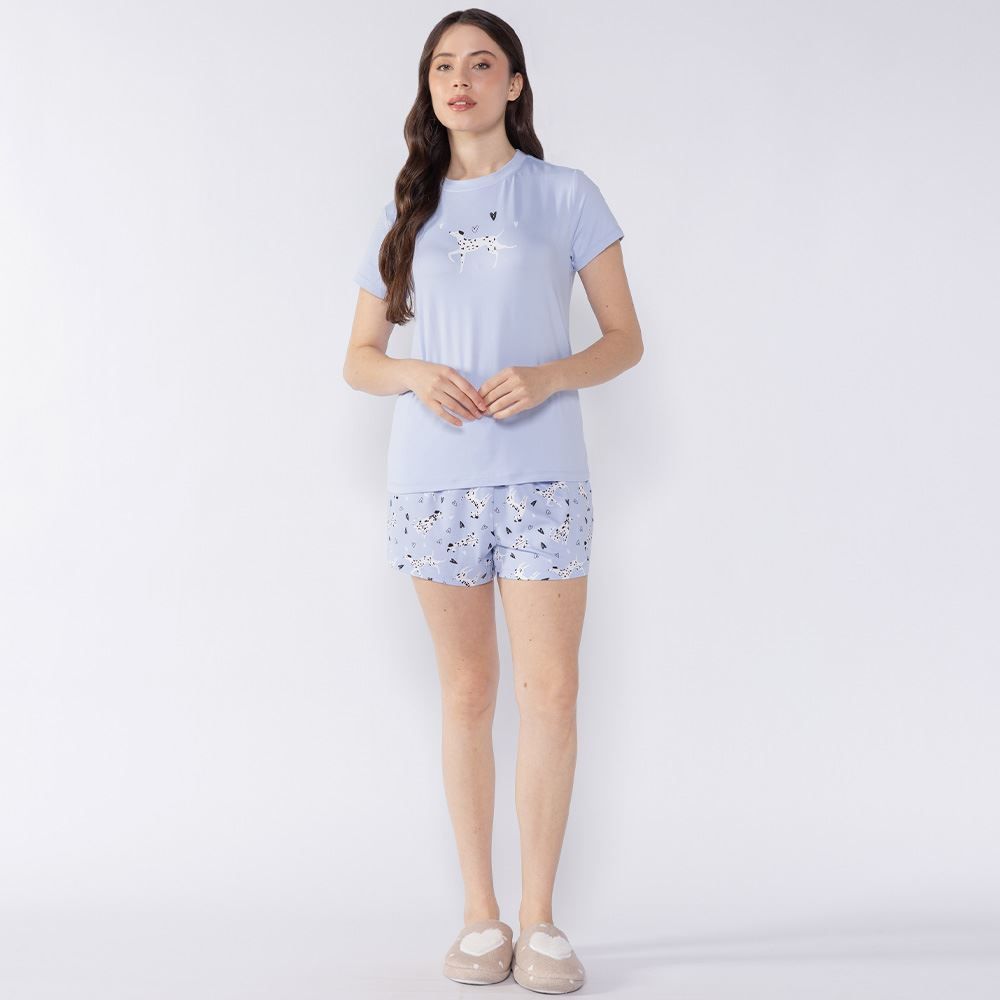Pijama Feminino Curto Dálmata Camila Moretti