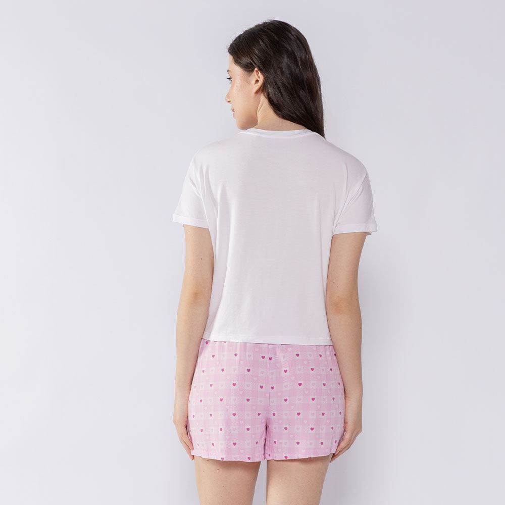 Pijama Feminino Curto De Viscose Camila Moretti