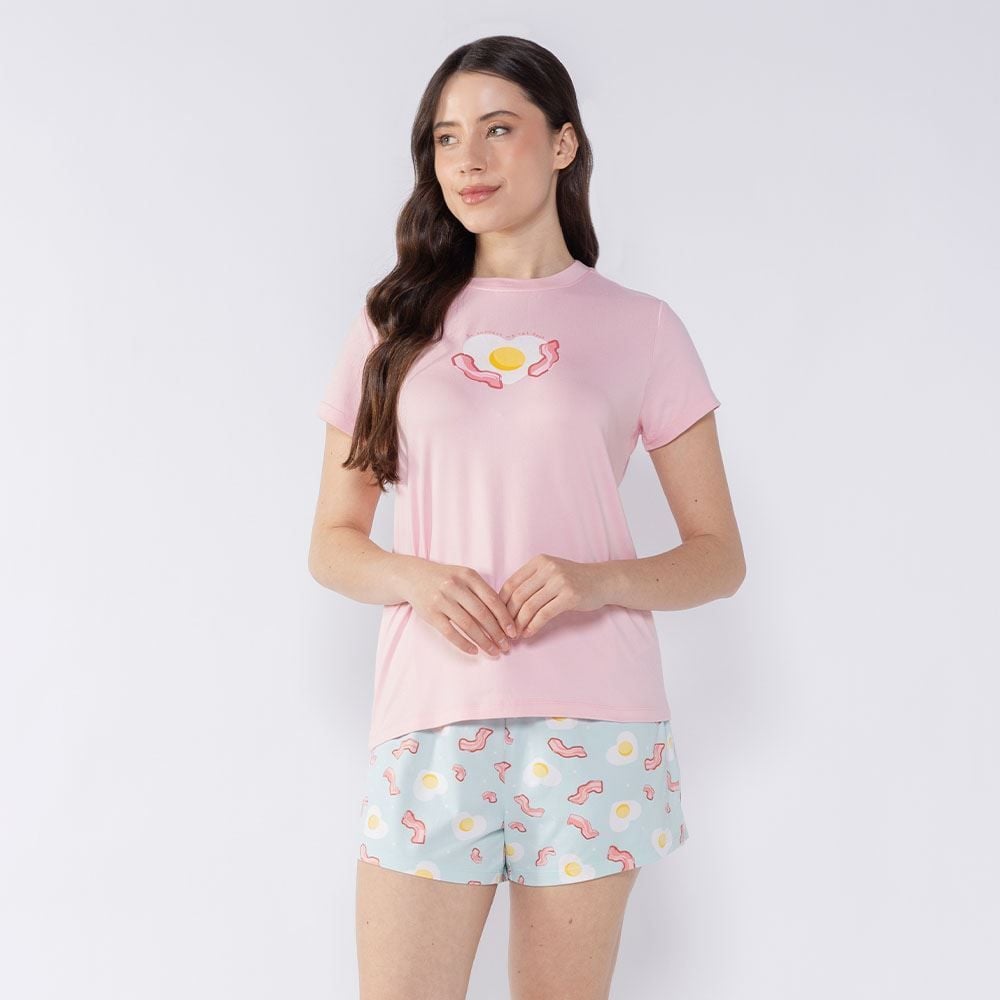 Pijama Feminino Curto Egg Camila Moretti