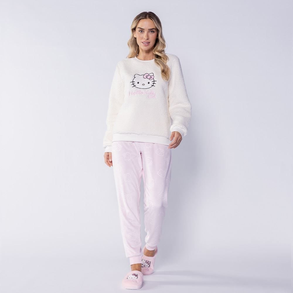 Pijama Feminino Longo Em Sherpa Sanrio