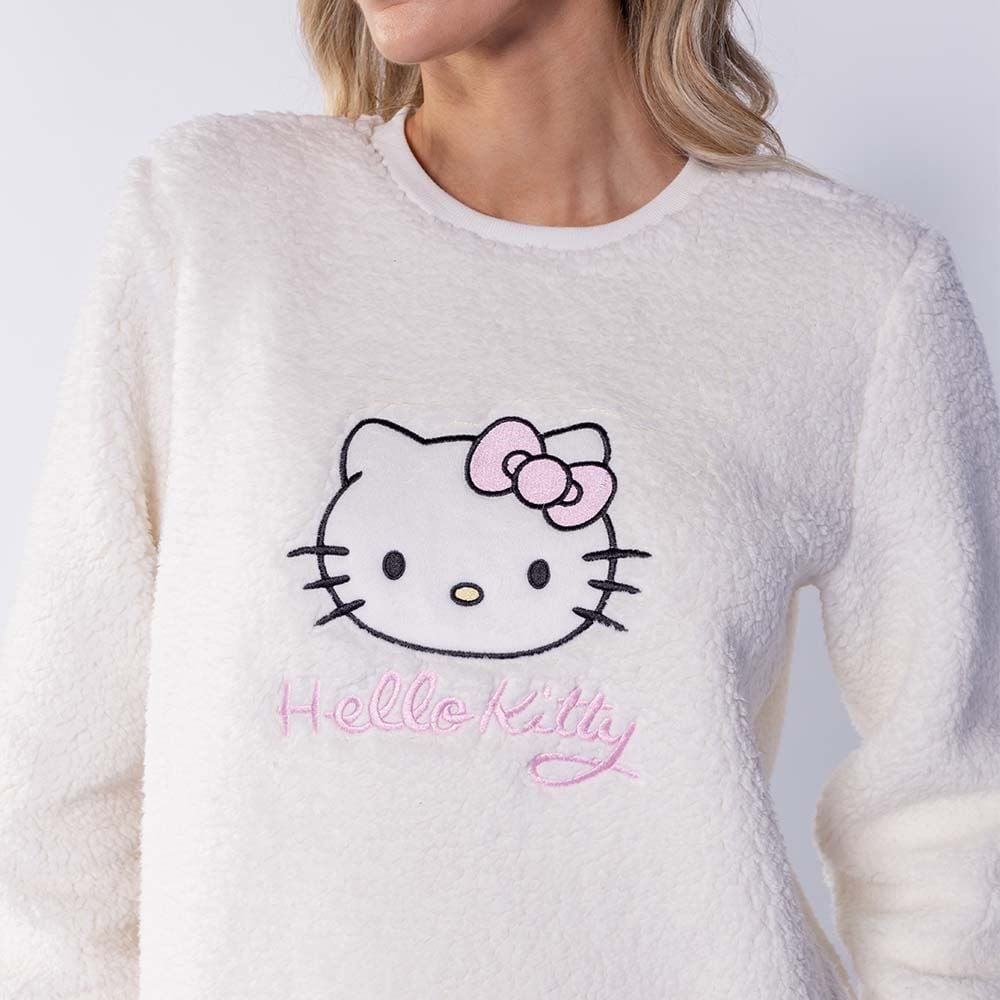 Pijama Feminino Longo Em Sherpa Sanrio