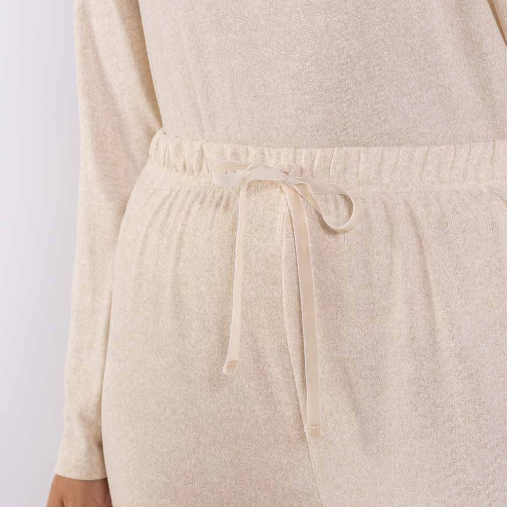 Pijama Feminino Longo Gola V Camila Moretti