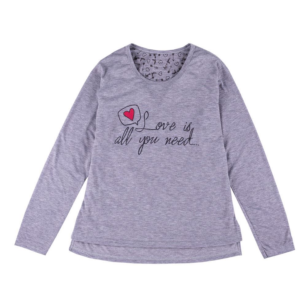 Pijama Feminino Longo Love Is All You Need Holla